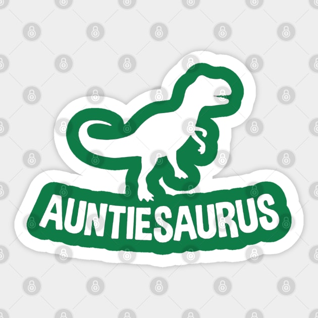 Auntiesaurus Sticker by skgraphicart89